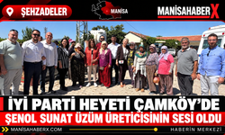 İYİ Parti Heyeti Çamköy’de Şenol Sunat  Üzüm Üreticisinin Sesi Oldu