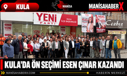Kula’da Ön Seçimi Esen Çınar Kazandı