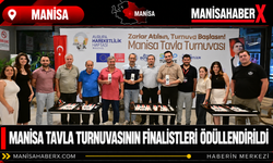 Manisa Tavla Turnuvasının Finalistleri Ödüllendirildi