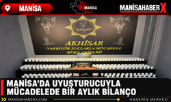Manisa’da Uyuşturucuyla Mücadelede Bir Aylık Bilanço