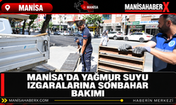 Manisa’da Yağmur Suyu Izgaralarına Sonbahar Bakımı