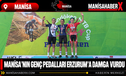 Manisa’nın Genç Pedalları Erzurum’a Damga Vurdu