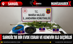 Sarıgöl’de Bir Evde Esrar ve Kenevir Ele Geçirildi