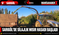 Sarıgöl’de Silajlık Mısır Hasadı Başladı