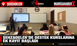 Şehzadeler’de Destek Kurslarına Ek Kayıt Başladı