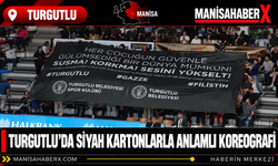 Turgutlu’da Siyah Kartonlarla Anlamlı Koreografi