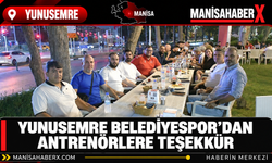 Yunusemre Belediyespor’dan Antrenörlere Teşekkür