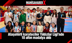 Alaşehirli karateciler Yıldızlar Ligi’nde 10 altın madalya aldı