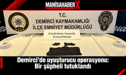Demirci’de uyuşturucu operasyonu: Bir şüpheli tutuklandı