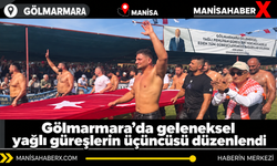 Gölmarmara’da geleneksel yağlı güreşlerin üçüncüsü düzenlendi
