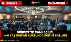Gördes’te cami açıldı, 4–6 yaş Kur’an kursunda eğitim başladı
