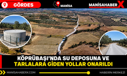 Köprübaşı’nda su deposuna ve tarlalara giden yollar onarıldı