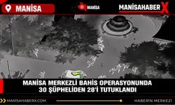 Manisa merkezli bahis operasyonunda 30 şüpheliden 28’i tutuklandı