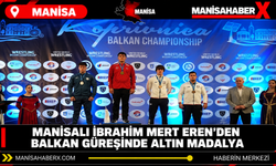 Manisalı İbrahim Mert Eren’den Balkan güreşinde altın madalya