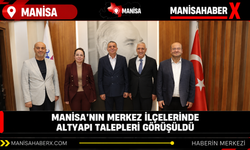 Manisa’nın merkez ilçelerinde altyapı talepleri görüşüldü