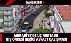 Muradiye’de üç noktada kış öncesi geçici asfalt çalışması