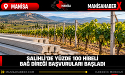Salihli’de yüzde 100 hibeli bağ direği başvuruları başladı