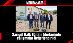 Sarıgöl Halk Eğitimi Merkezinde çalışmalar değerlendirildi