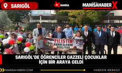 Sarıgöl’de öğrenciler Gazzeli çocuklar için bir araya geldi