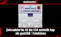 Şehzadeler’de 42 bin 534 sentetik hap ele geçirildi: 1 tutuklama