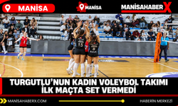 Turgutlu’nun kadın voleybol takımı ilk maçta set vermedi