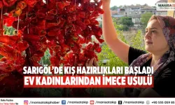 Sarıgöl’de Kış Hazırlıkları Başladı: Ev Kadınlarından İmece Usulü