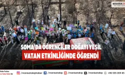 Soma’da öğrenciler doğayı Yeşil Vatan etkinliğinde öğrendi