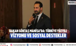 Bakan Göktaş Manisa’da: Türkiye Yüzyılı Vizyonu ve Sosyal Destekler