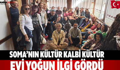 Soma’nın kültür kalbi Kültür Evi yoğun ilgi gördü
