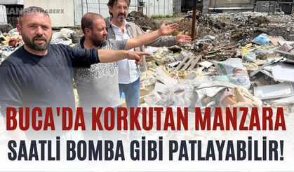 Buca'da Korkutan Manzara Saatli Bomba Gibi Patlayabilir!