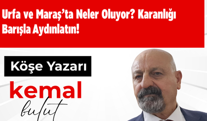 Urfa ve Maraş’ta Neler Oluyor? Karanlığı Barışla Aydınlatın!