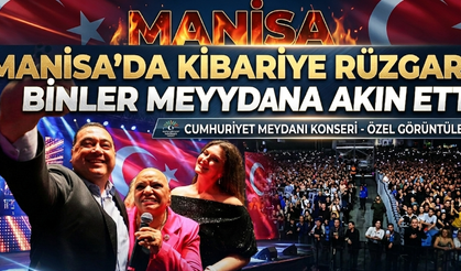 Manisa’da Kibariye Rüzgarı! Binler Meydana Akın Etti