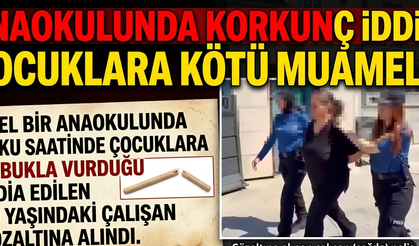 Anaokulunda Çubuklu Şiddet Şüpheli Adliyeye Sevk Edildi
