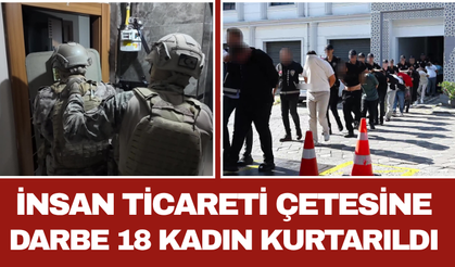 İnsan Ticareti Çetesine Darbe 18 Kadın Kurtarıldı