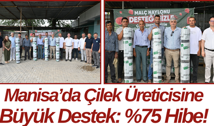 Manisa’da Çilek Üreticisine Büyük Destek: %75 Hibe!