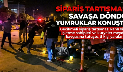 Sipariş Tartışması Savaşa Döndü Yumruklar Konuştu