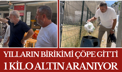Yılların Birikimi Çöpe Gitti 1 Kilo Altın Aranıyor