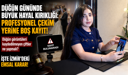 Düğün Gününde Büyük Hayal Kırıklığı: Profesyonel Çekim Yerine Boş Kayıt!