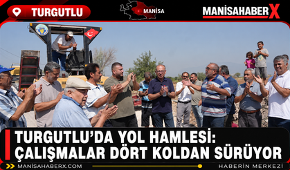 Turgutlu’da Yol Hamlesi: Çalışmalar Dört Koldan Sürüyor