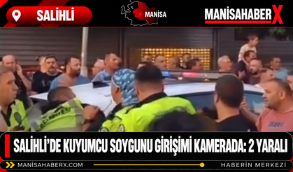 Salihli’de Sarrafa Silahlı Soygun Girişimi: 2 Yaralı