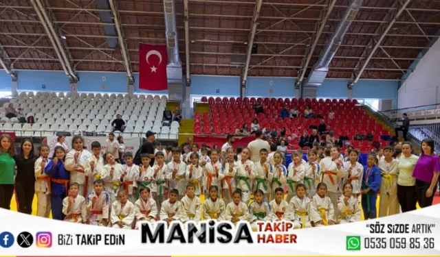 Salihli’nin Minik Judocuları İl Şampiyonasında Fırtına Gibi Esti: 20 Madalya