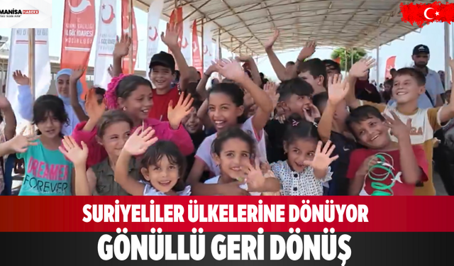 Suriyeliler Ülkelerine Dönüyor Gönüllü Geri Dönüş
