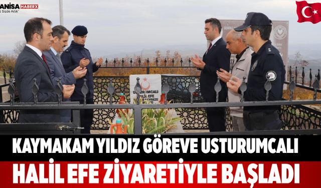 Kaymakam Yıldız Göreve Usturumcalı Halil Efe Ziyaretiyle Başladı