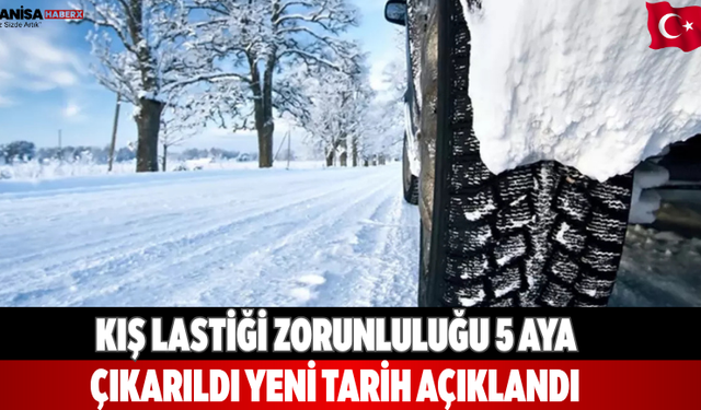 Kış lastiği zorunluluğu 5 aya çıkarıldı Yeni tarih