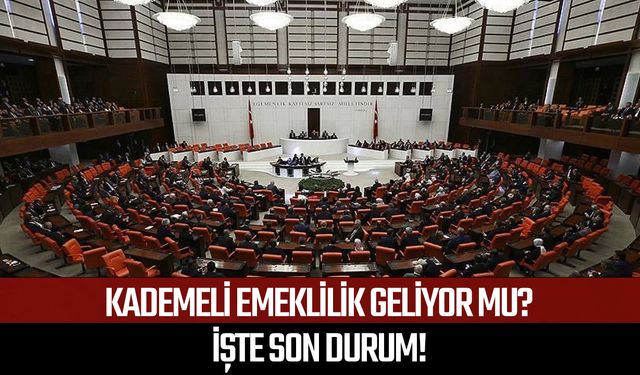 Kademeli emeklilik geliyor mu? Son durum
