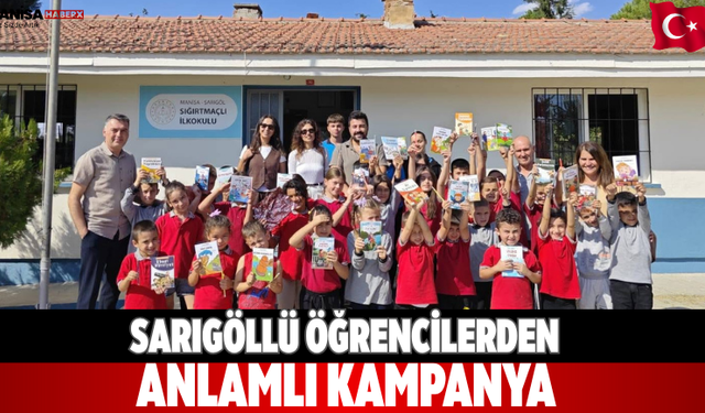 Sarıgöllü öğrencilerden anlamlı kampanya
