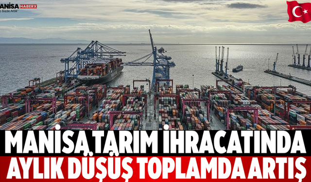 Manisa Tarım İhracatında Aylık Düşüş Toplamda Artış
