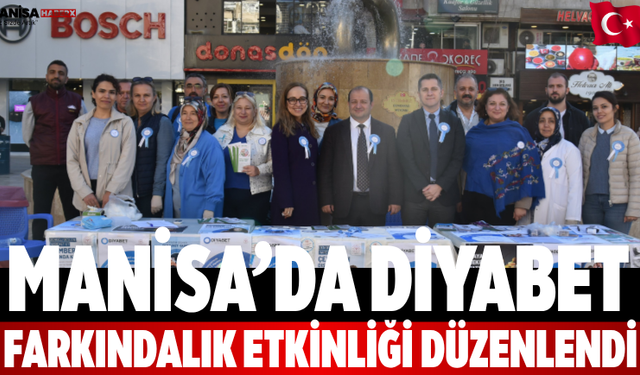 Manisa’da Diyabet Farkındalık Etkinliği Düzenlendi