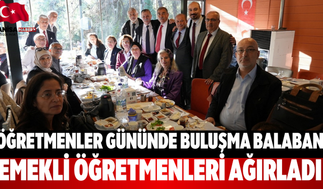 Öğretmenler Gününde Balaban Emekli Öğretmenleri Ağırladı