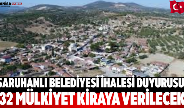SARUHANLI BELEDİYESİ İHALESİ DUYURUSU